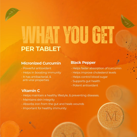 MAKALU CUMERIX with Organic Turmeric, Black Pepper & Vitamin C, 15 Antioxidant Effervescent Tablets - Life of Riley Supplements Trading LLC